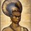 Gaston SUISSE (1896-1988) - Africaine Mangbetu